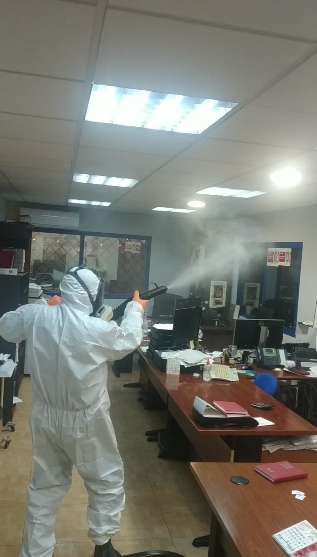 Fumigación en oficina por Plagiser